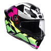 Cască AGV K1 S E2206 PUNKPULSE NEGRU/MOV/LIME