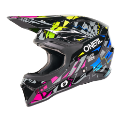 Cască pentru copii O'NEAL 1SERIES STIXX BLACK/MULTI V.27