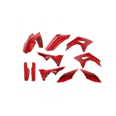 Kit plastic MX POLISPORT pentru HONDA CRF150L - 2018-2021 RED 