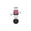 Filtru de aer sportiv K&N RU2510 Filtru de aer sportiv K&N RU2510 thumb