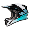 Cască de bicicletă O'NEAL SONUS BLOX BLACK/WHITE/TEAL V.27