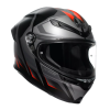 Cască AGV K6 S E2206 KARVE MATT BLACK/GREY/RED