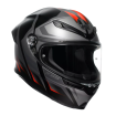 Cască AGV K6 S E2206 KARVE MATT BLACK/GREY/RED thumb