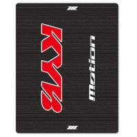 Autocolant DRC-ZETA Kayaba Carbon Red/White