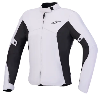 Geacă moto de vară pentru femei ALPINESTARS STELLA C-1 Waterproof ICE GRAY/BLACK