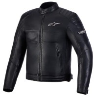 Geacă de piele ALPINESTARS REVERN LEATHER BLACK