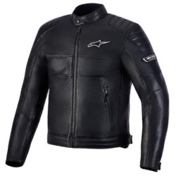 Geacă de piele ALPINESTARS REVERN LEATHER BLACK