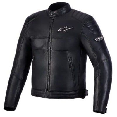 Geacă de piele ALPINESTARS REVERN LEATHER BLACK