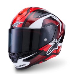 Cască ALPINESTARS S-R7 KINETIS BK/WH/RD Cască ALPINESTARS S-R7 KINETIS BK/WH/RD
