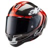 Casca moto  ALPINESTARS Supertech R10 Team Black/Carb/Fluo Red/White