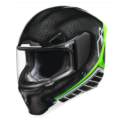 Cască ICON AIRFRAME Carbon Hyperstrike GREEN