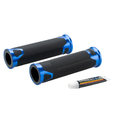 Mânere PUIG Revving 119mm albastru