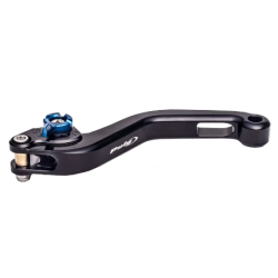 Manetă ambreiaj PUIG scurtă Unfoldable 3 negru albastru Manetă ambreiaj PUIG scurtă Unfoldable 3 negru albastru