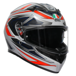 Cască AGV K3 SPACE MATT WHITE/RED FLUO Cască AGV K3 SPACE MATT WHITE/RED FLUO