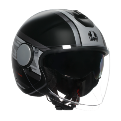 Cască pentru scuter AGV ETERES MONDELLO MATT BLACK/GREY