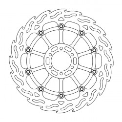 Disc de frana MOTO-MASTER BRAKE ROTOR FLOAT FLAME APRILIA TUONO V4 1100 RR ABS 23 Disc de frana MOTO-MASTER BRAKE ROTOR FLOAT FLAME APRILIA TUONO V4 1100 RR ABS 23