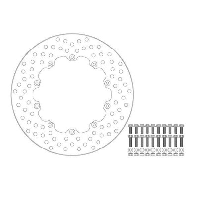 Disc frana MOTO-MASTER BRAKE ROTOR FIX ROUND L/R BMW R 65 G/S 89-92