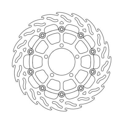 Disc frana MOTO-MASTER BRAKE ROTOR FLOAT FLAME RIGHT TRIUMPH TIGER EXPLORER XR ABS 20