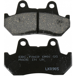 Placute frana EBC FA SER ORGANIC FA069