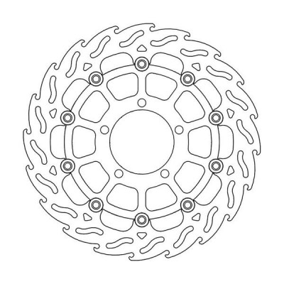 Disc frana MOTO-MASTER BRAKE ROTOR FLOAT FLAME LEFT TRIUMPH TIGER EXPLORER XR ABS 20