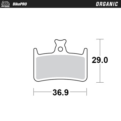 Placute frana MOTO-MASTER BRAKE PAD ORGANIC/