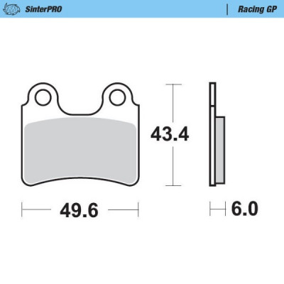Placute frana MOTO-MASTER BRAKE PAD SINTER RACING BETA	EVO 125 22