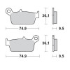 Placute frana MOTO-MASTER MM BRAKEPAD 091811