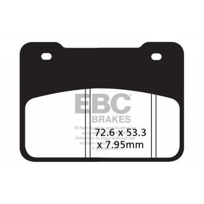 Placute frana EBC HH SINT SCOOTER SFA627HH Placute frana EBC HH SINT SCOOTER SFA627HH