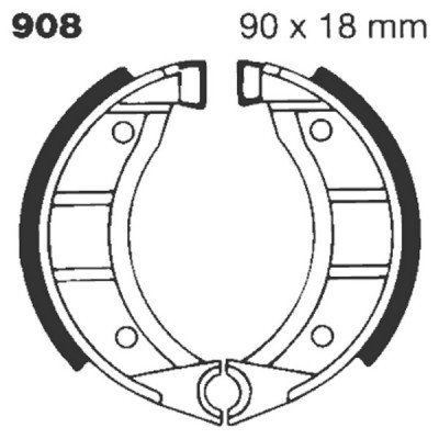Saboti frana EBC 908 Saboti frana EBC 908