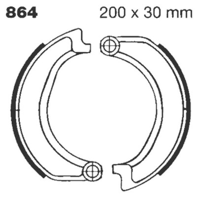 Saboti frana EBC 864 Saboti frana EBC 864