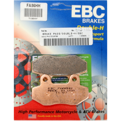 Placute frana EBC SINTERED HH FA086HH