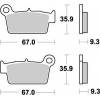 Placute frana MOTO-MASTER MOTOMASTER BRAKEPAD NITRO MR 200 23