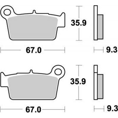 Placute frana MOTO-MASTER MOTOMASTER BRAKEPAD NITRO MR 200 23