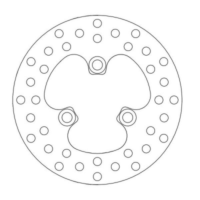 Disc frana MOTO-MASTER FRONT DISC ROUND HONDA TRX 400 X