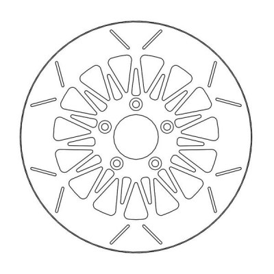 Disc frana MOTO-MASTER BRAKE ROTOR FIX ROUND L/R Harley Davidson FLS 1690 14