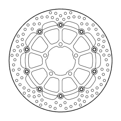Disc frana MOTO-MASTER BRAKE DISC HALO FLOAT TRIUMPH ROCKET III 2500 GT ABS 23