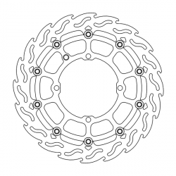 Disc frana spate MOTO-MASTER BRAKE DISC FLAME DUCATI XDIAVEL 1262 S ABS 23