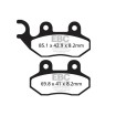 Placute frana EBC VEE SEMISNTRD FA264V Placute frana EBC VEE SEMISNTRD FA264V thumb