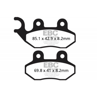 Placute frana EBC SINTERED HH FA264HH Placute frana EBC SINTERED HH FA264HH