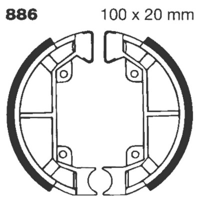 Saboti frana EBC 886 Saboti frana EBC 886