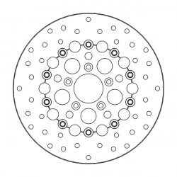 Disc frana MOTO-MASTER BRAKE ROTOR FLOAT RND L/R Harley Davidson	FLS 1690 14