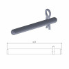 Piesă pentru suspensie MOTO-MASTER BRAKE CALIPER PIN BMW R NINE T ABS 23