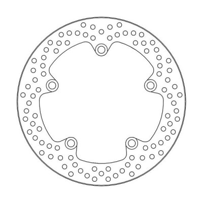 Disc frana MOTO-MASTER BRAKE ROTOR FIX ROUND L/R YAMAHA YZF-R7 ABS 22