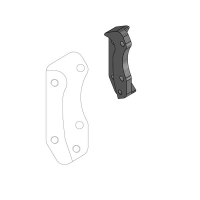 Adaptor frână  MOTO-MASTER BRAKE CALIPER ADAPTOR SM SWM RS 125 R 17