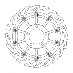 Disc frana MOTO-MASTER BRAKE ROTOR FLOAT ROUND TRIUMPH TIGER 1050 ABS Disc frana MOTO-MASTER BRAKE ROTOR FLOAT ROUND TRIUMPH TIGER 1050 ABS