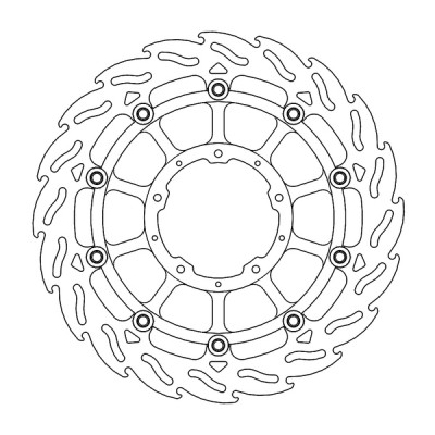 Disc de frana MOTO-MASTER BRAKE ROTOR FLOAT FLAME HONDA CBR 1000 RR-R ABS 18-21