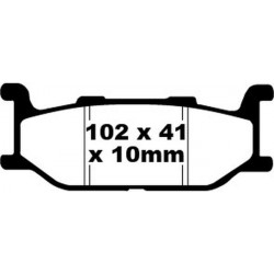 Placute frana EBC SFA ORG SCOOTER SFA179 Placute frana EBC SFA ORG SCOOTER SFA179