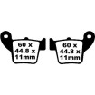 Placute frana EBC BRAKE PAD CARBON TT DIRT thumb