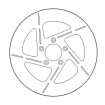 Disc frana MOTO-MASTER BRAKE ROTOR FIX ROUND LEFT Harley Davidson FLS 1690 14 thumb