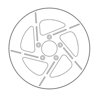 Disc frana MOTO-MASTER BRAKE ROTOR FIX ROUND LEFT Harley Davidson FLS 1690 14